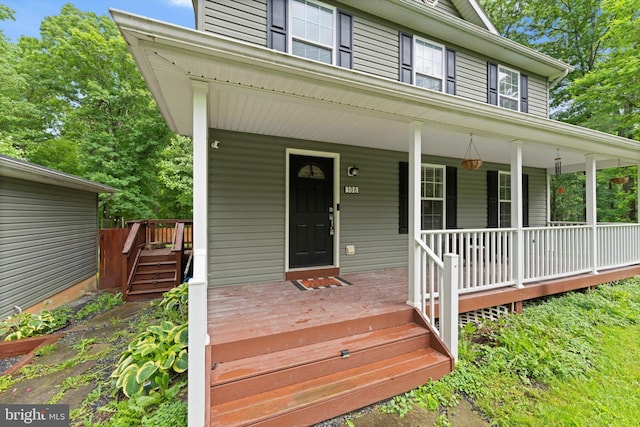 308 Fawn Dr, Winchester, VA 22602 - doorway to property with a porch