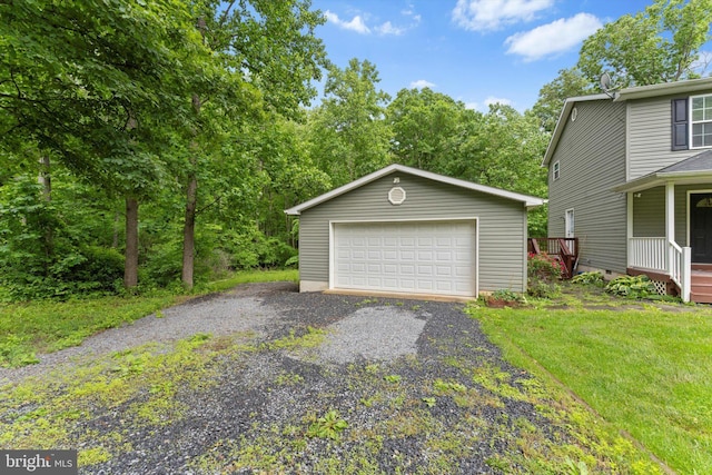 308 Fawn Dr, Winchester, VA 22602 - view of detached garage