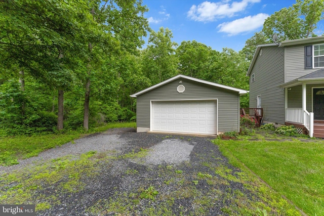 308 Fawn Dr, Winchester, VA 22602 - view of detached garage
