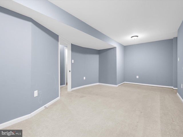 7827 Catherine Ave, Pasadena, MD 21122 - finished basement with carpet flooring and baseboards