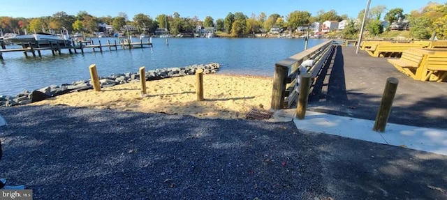 7827 Catherine Ave, Pasadena, MD 21122 - dock featuring a water view