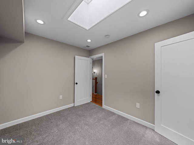 519 23rd Pl NE, Washington, DC 20002 - unfurnished bedroom featuring carpet, baseboards, and recessed lighting