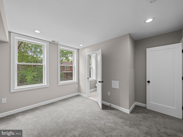 519 23rd Pl NE, Washington, DC 20002 - unfurnished bedroom featuring carpet, baseboards, and recessed lighting