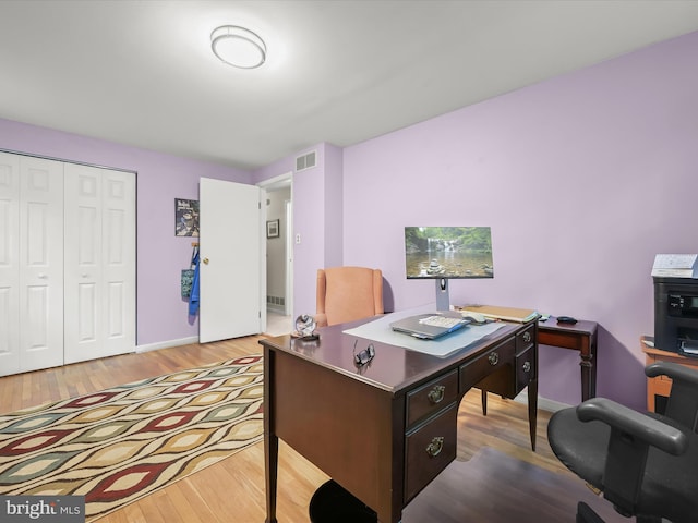 5264 Open Window, Columbia, MD 21044 - office area featuring light wood-style floors