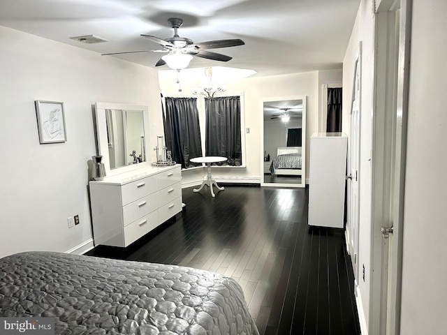 19 Center St, Barnegat, NJ 08005 - bedroom with dark wood-style flooring and baseboards