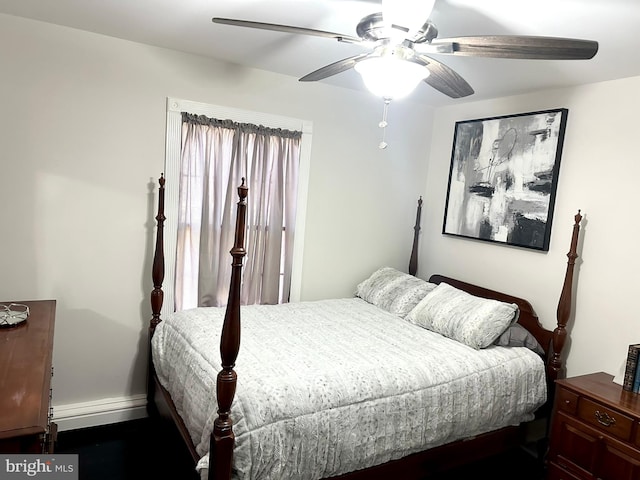 19 Center St, Barnegat, NJ 08005 - bedroom with a ceiling fan and baseboards