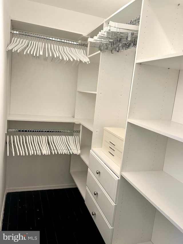 19 Center St, Barnegat, NJ 08005 - spacious closet featuring dark wood finished floors