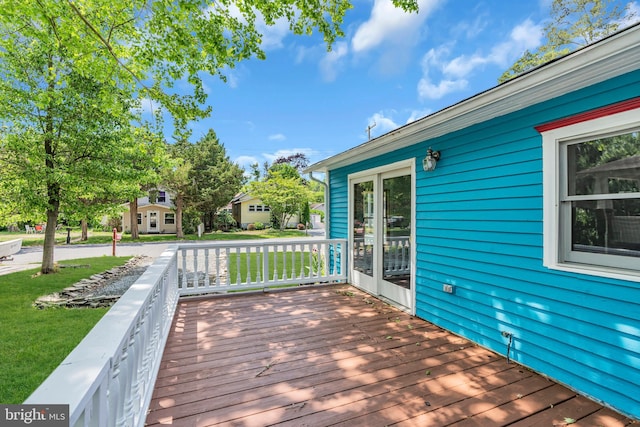 19 Center St, Barnegat, NJ 08005 - deck with a yard