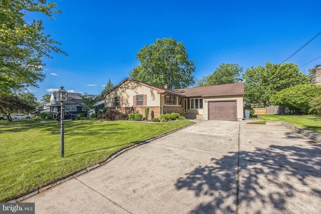 835 Wayside Ln, Haddonfield, NJ 08033 - view of front of property with an attached garage, driveway, and brick siding