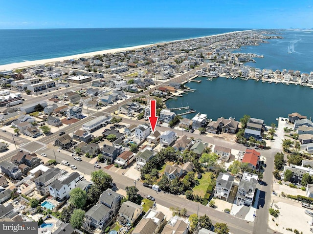 215 W 23rd St, Ship Bottom, NJ 08008 - aerial view of property's location with a large body of water and nearby suburban area