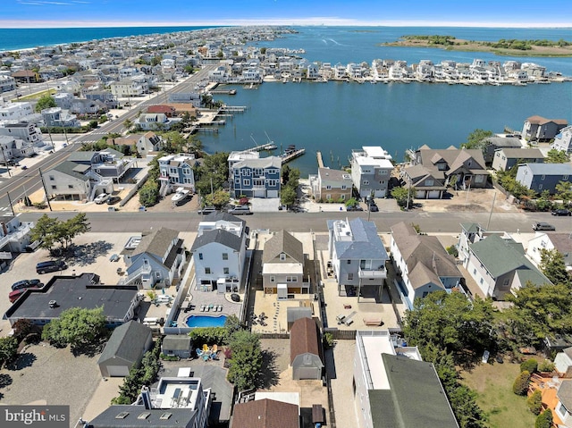 215 W 23rd St, Ship Bottom, NJ 08008 - aerial view of property's location featuring nearby suburban area and a nearby body of water