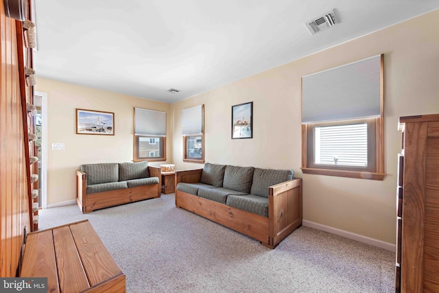 215 W 23rd St, Ship Bottom, NJ 08008 - carpeted living area with baseboards