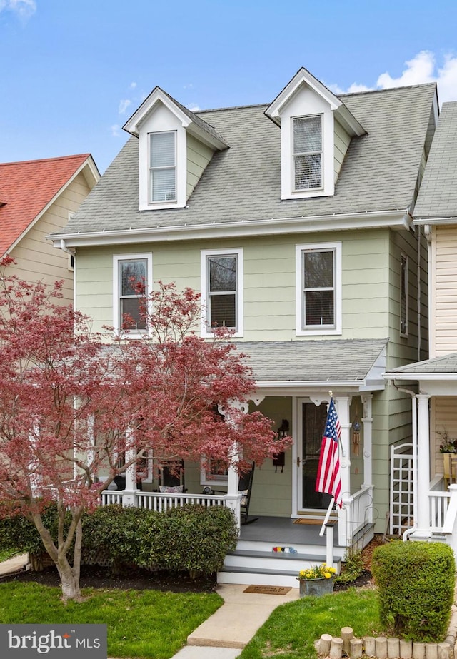 737 Ontario St, Havre De Grace, MD 21078 - cape cod-style house featuring a porch and roof with shingles