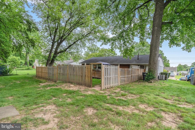 7120 Galesville Pl, Annandale, VA 22003 - view of yard featuring central AC unit