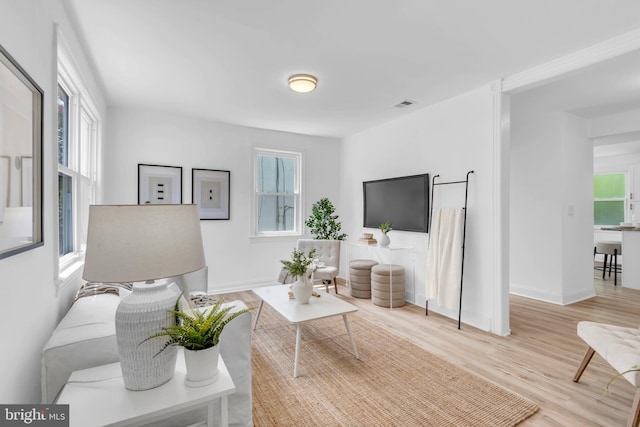 4428 Edson Pl NE, Washington, DC 20019 - living room with wood finished floors and baseboards