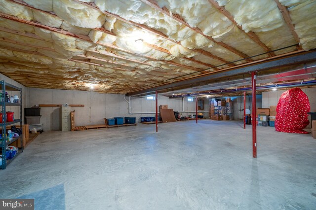 314 Valley Ct, Sinking Spring, PA 19608 - view of unfinished below grade area