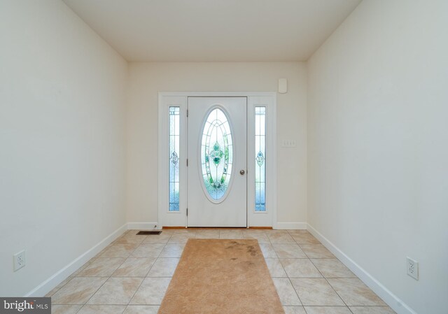 314 Valley Ct, Sinking Spring, PA 19608 - entrance foyer with light tile patterned flooring and baseboards