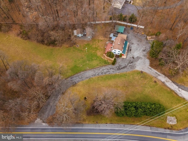 view of subject property