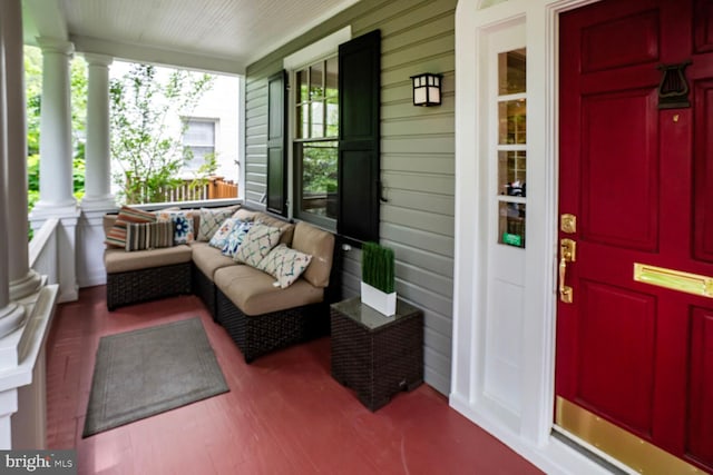 3707 Thornapple St, Chevy Chase, MD 20815 - exterior space with covered porch