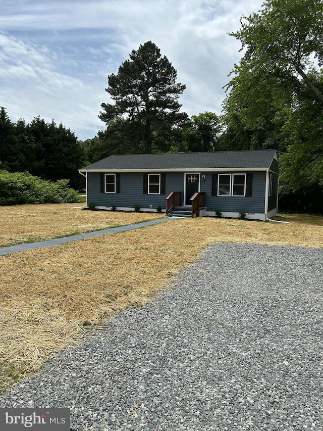 14400 Northumberland Hwy, Heathsville, VA 22473 - single story home with a front yard