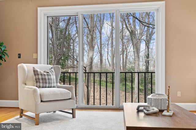710 Belgrove Rd, Mclean, VA 22101 - living area with wood finished floors and baseboards
