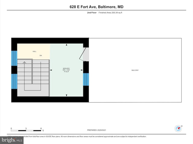 628 E Fort Ave, Baltimore, MD 21230 - property floor plan