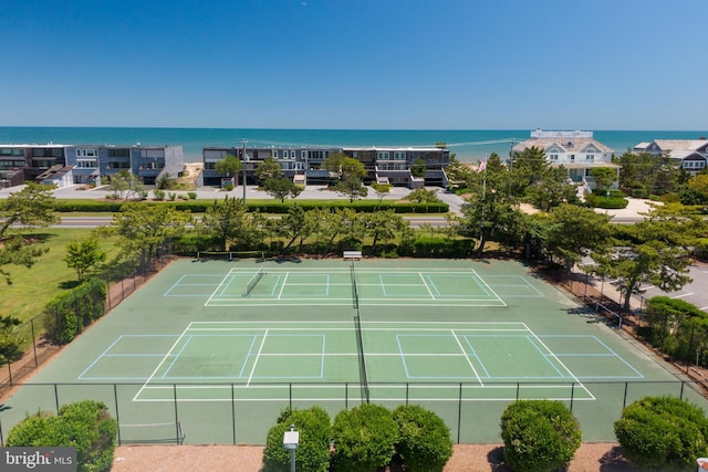 17 Robins Ln, Rehoboth Beach, DE 19971 - view of tennis court featuring a water view