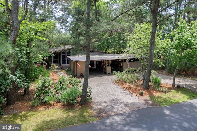 17 Robins Ln, Rehoboth Beach, DE 19971 - mid-century home with driveway and a carport