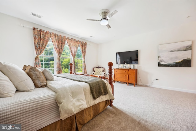 15613 Ancient Oak, North Potomac, MD 20878 - carpeted bedroom featuring baseboards and ceiling fan