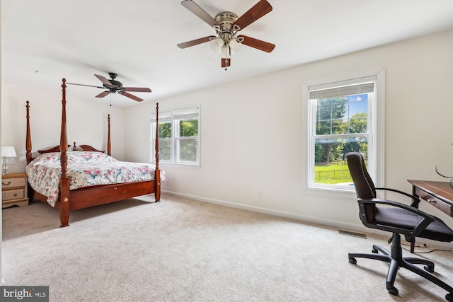 15613 Ancient Oak, North Potomac, MD 20878 - bedroom featuring multiple windows, carpet, and an office area