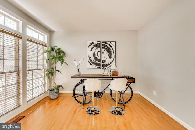 9093 Acheson Ct, Lorton, VA 22079 - unfurnished office featuring wood finished floors and baseboards