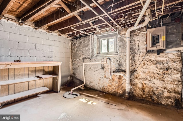 4904 Pembridge Ave, Baltimore, MD 21215 - below grade area featuring electric panel