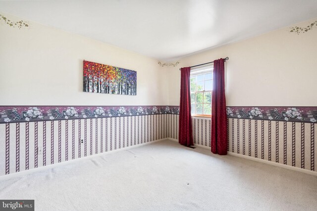1213 Terrylynn Ct, Herndon, VA 20170 - unfurnished room with wallpapered walls and carpet floors