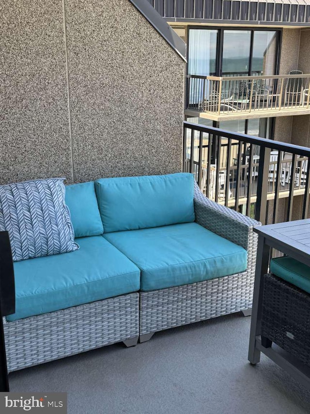 911 Harbour House Rd Unit 911, Bethany Beach, DE 19930 - balcony with outdoor lounge area