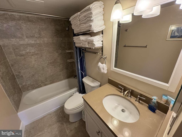 911 Harbour House Rd Unit 911, Bethany Beach, DE 19930 - bathroom with toilet, bathing tub / shower combination, vanity, and tile patterned flooring