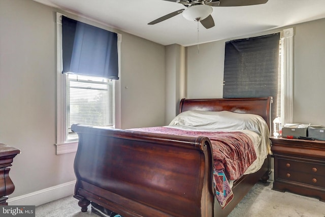 5109 Ivanhoe Ave, Baltimore, MD 21212 - bedroom featuring carpet flooring, ceiling fan, and baseboards