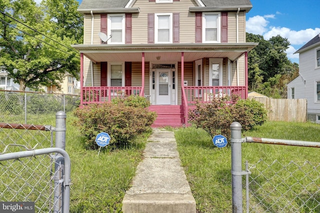 5109 Ivanhoe Ave, Baltimore, MD 21212 - view of front of property with covered porch