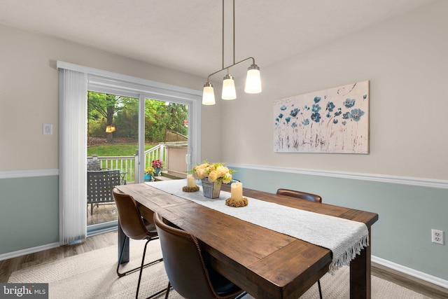 18 Huxley Cir, Abingdon, MD 21009 - dining area featuring wood finished floors and baseboards