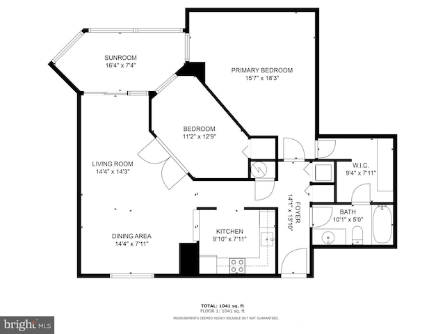 1001 N Randolph St Unit 910, Arlington, VA 22201 - property floor plan