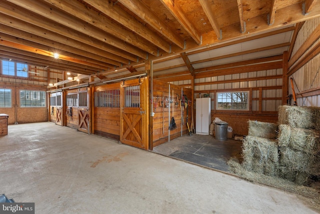 view of stable