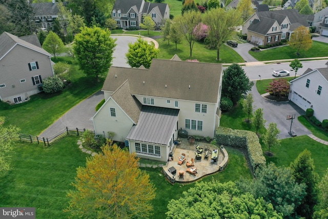 8 Fallbrook Ln, Glen Mills, PA 19342 - aerial perspective of suburban area