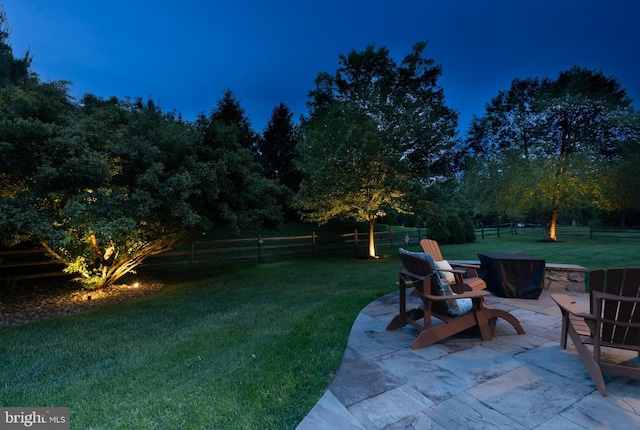 8 Fallbrook Ln, Glen Mills, PA 19342 - view of yard featuring a patio