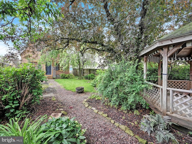 45 Front St, Lititz, PA 17543 - view of yard with a gazebo