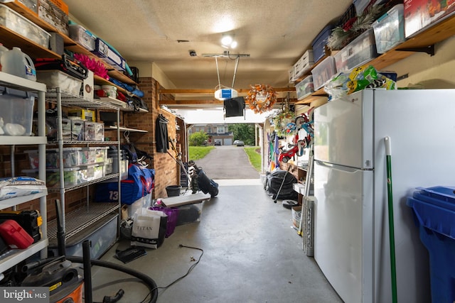 8313 Accotink Rd, Lorton, VA 22079 - garage with freestanding refrigerator