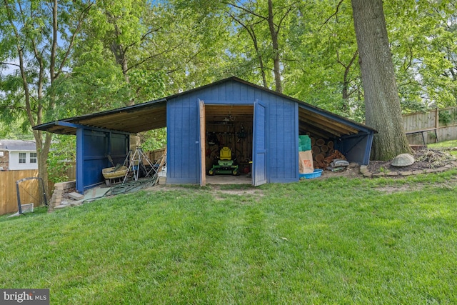 8313 Accotink Rd, Lorton, VA 22079 - view of outdoor structure