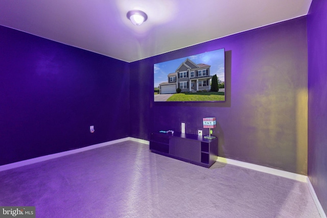 430 Mcwharton Way, Bunker Hill, WV 25413 - home theater featuring baseboards and carpet