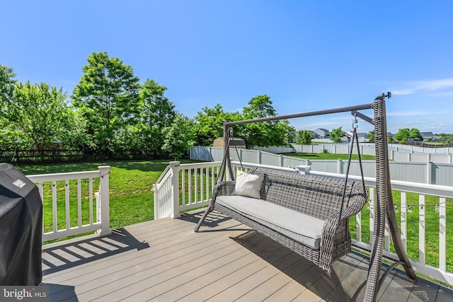 430 Mcwharton Way, Bunker Hill, WV 25413 - view of wooden deck
