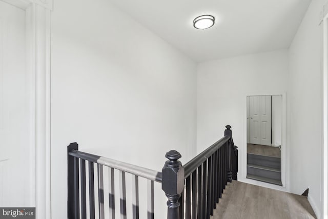 707 S Braddock St, Winchester, VA 22601 - stairway with wood finished floors