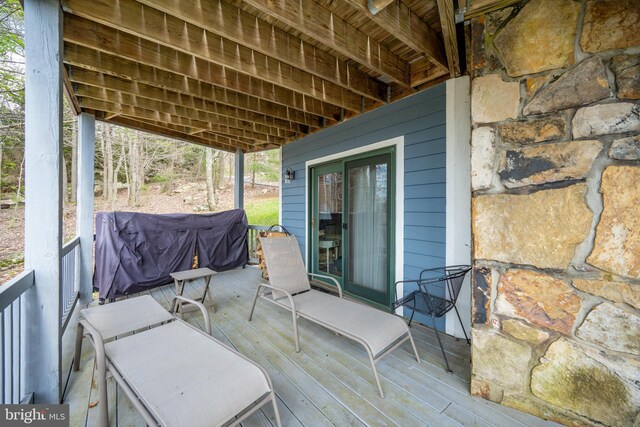 285 Cherry Heights Ln, Mc Henry, MD 21541 - view of wooden terrace