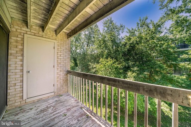 6305 Hil Mar Dr Unit 2-9, District Heights, MD 20747 - view of wooden deck